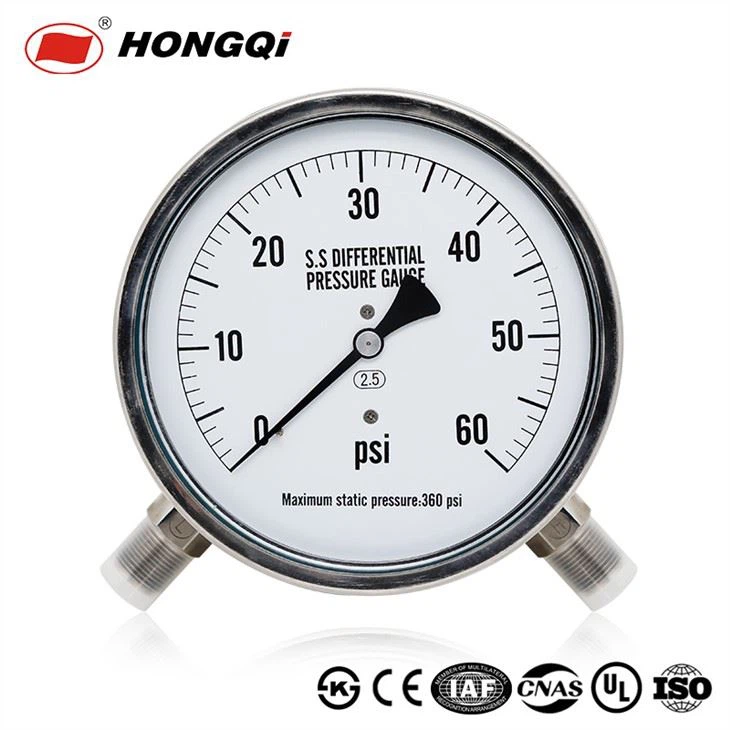 Tomhsaire Brú Difreálach Cruach Dhosmálta 150mm M20 * 1.5, G1 / 2 '', 1/2 '' NPT ± 2.5% Cruinneas