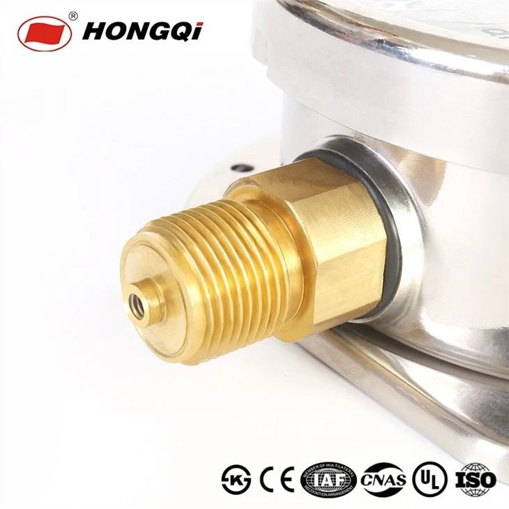 100mm Glycerin Pressure Gauge Radial Direction