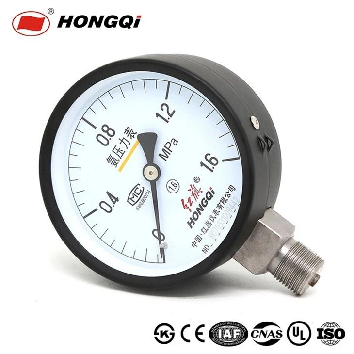 100mm Welding Mechanical Ammonia Pressure Gauge
