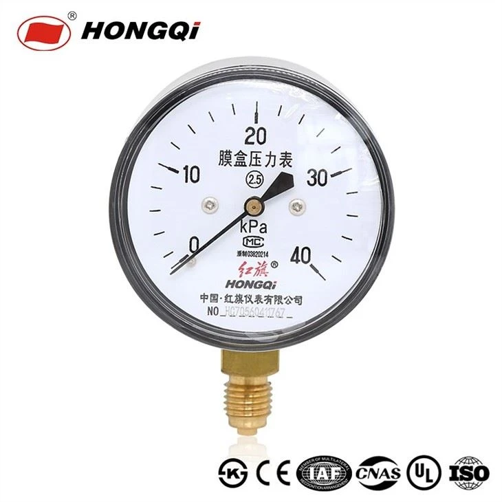 2,5 Inch Capsule Diaphragm Pressure Gauge