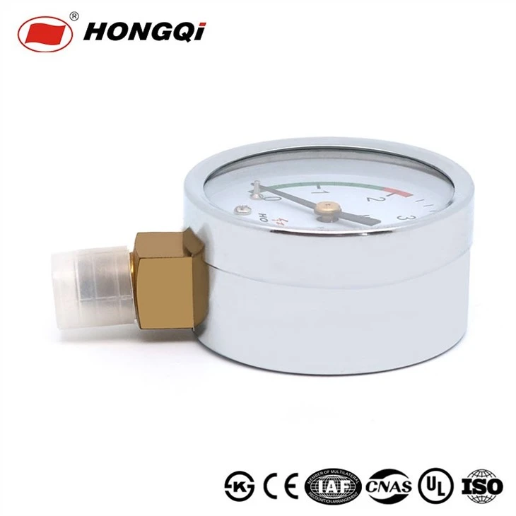 steel chrome plated pressure gage