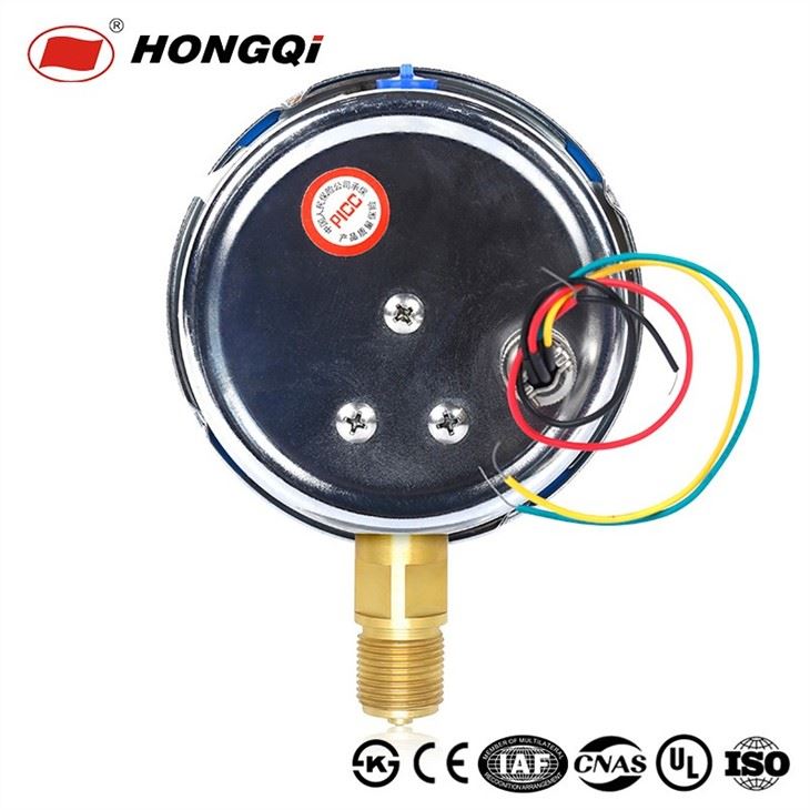 Hongqi Induction Commercial Electric Contact Pressure Gauge With 100mm(4