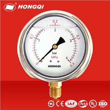 Manometer Tomhsaire Brú Líonta Leacht Ytn Seris Le Flange
